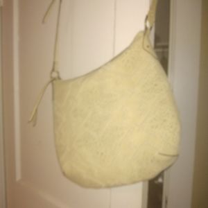 Tan handmade purse